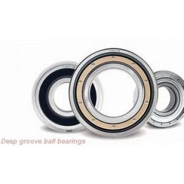 6,35 mm x 9,525 mm x 3,175 mm  skf D/W R168 Deep groove ball bearings